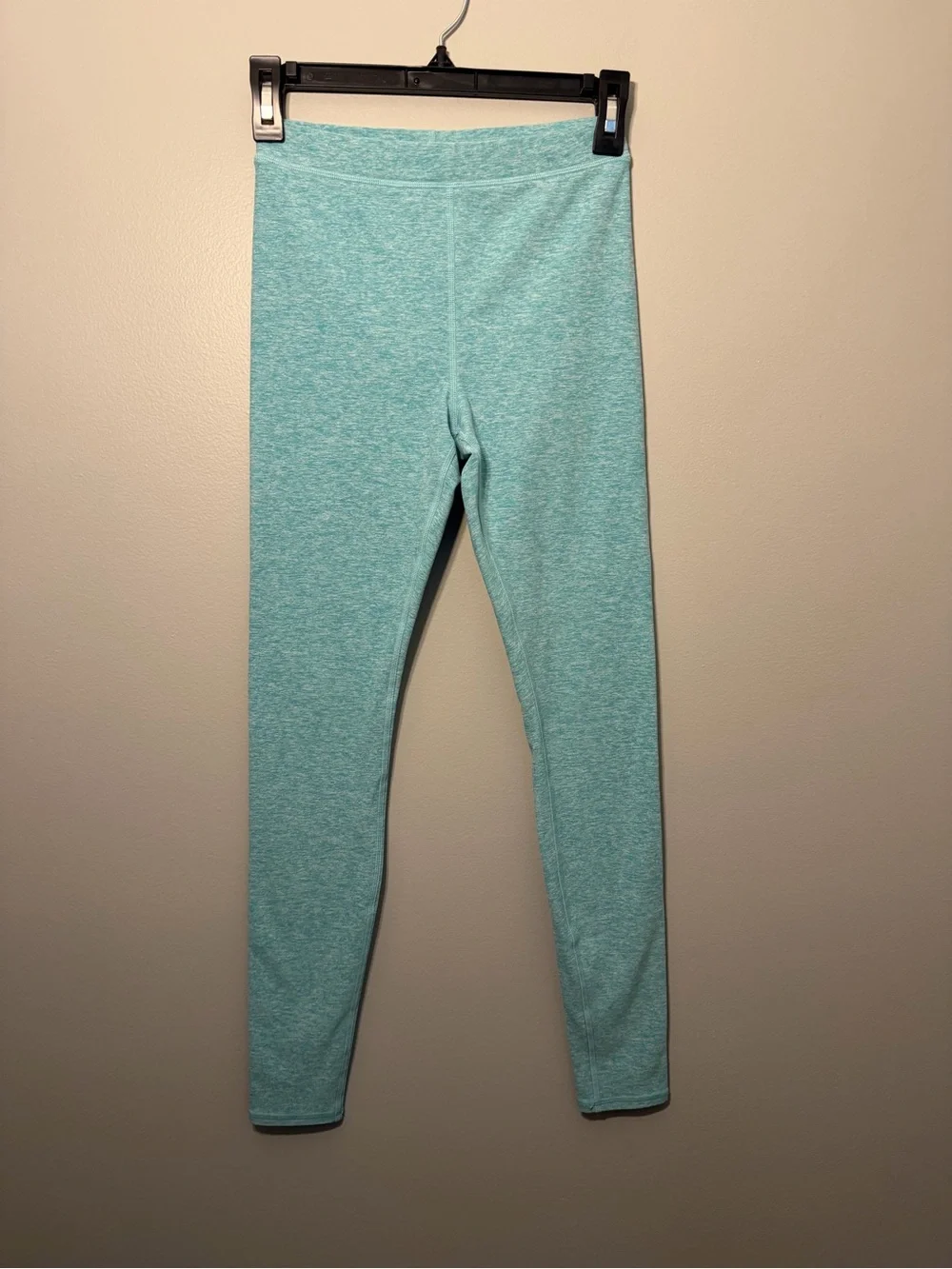 ALO Yoga Teal Heather Leggings - Light Teal Active Leggings